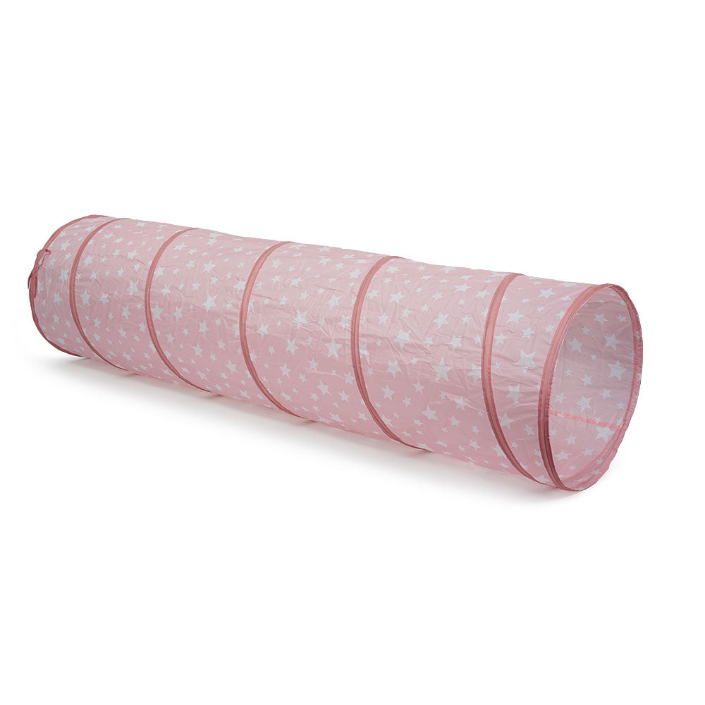 Kids Concept Play Tunnel Pink Star