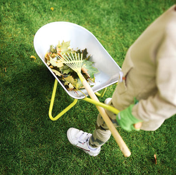 Legler Wheelbarrow with Gardening Tools