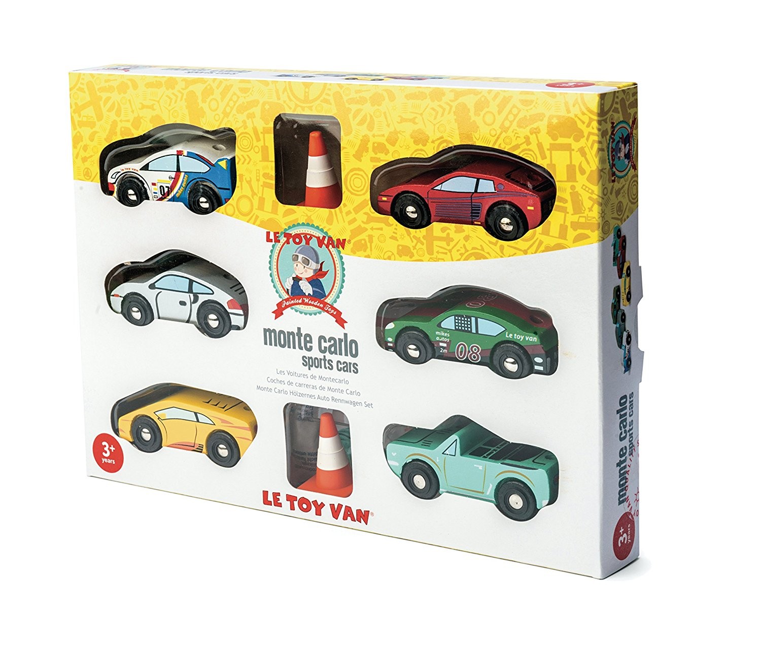Le Toy Van Monte Carlo Wooden Sports Cars