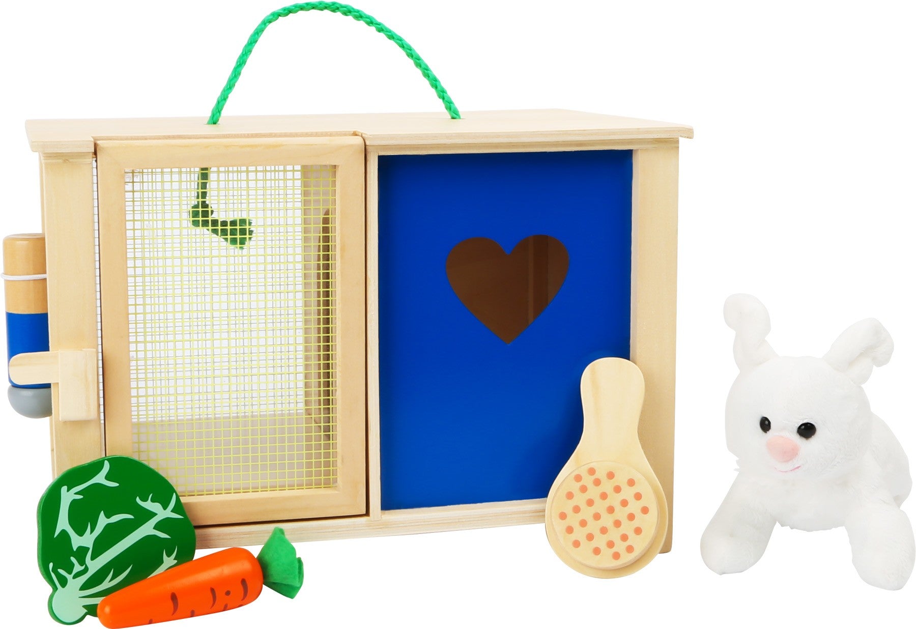 Legler Wooden Bunny and Hutch Play Set
