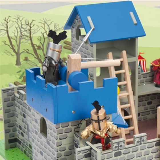 Le Toy Van Excalibur Wooden Toy Castle For Children