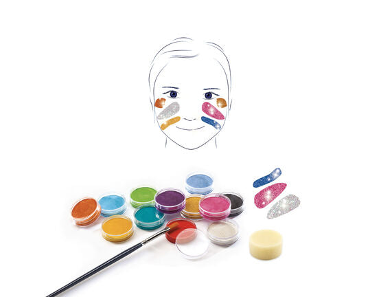 Djeco Glitter Face Painting Kit