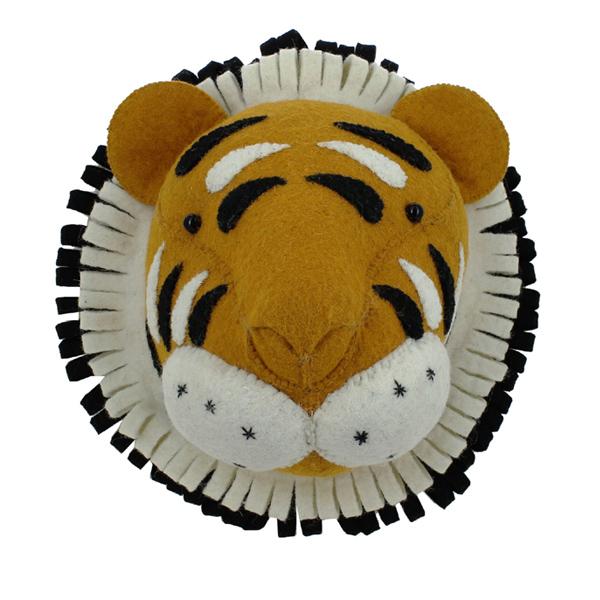 Fiona Walker Tiger Head with Double Ruff