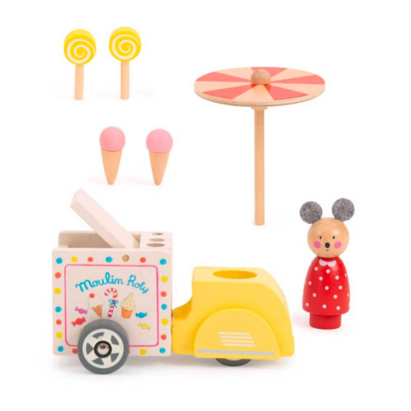 Moulin Roty Ice Cream Delivery Cart