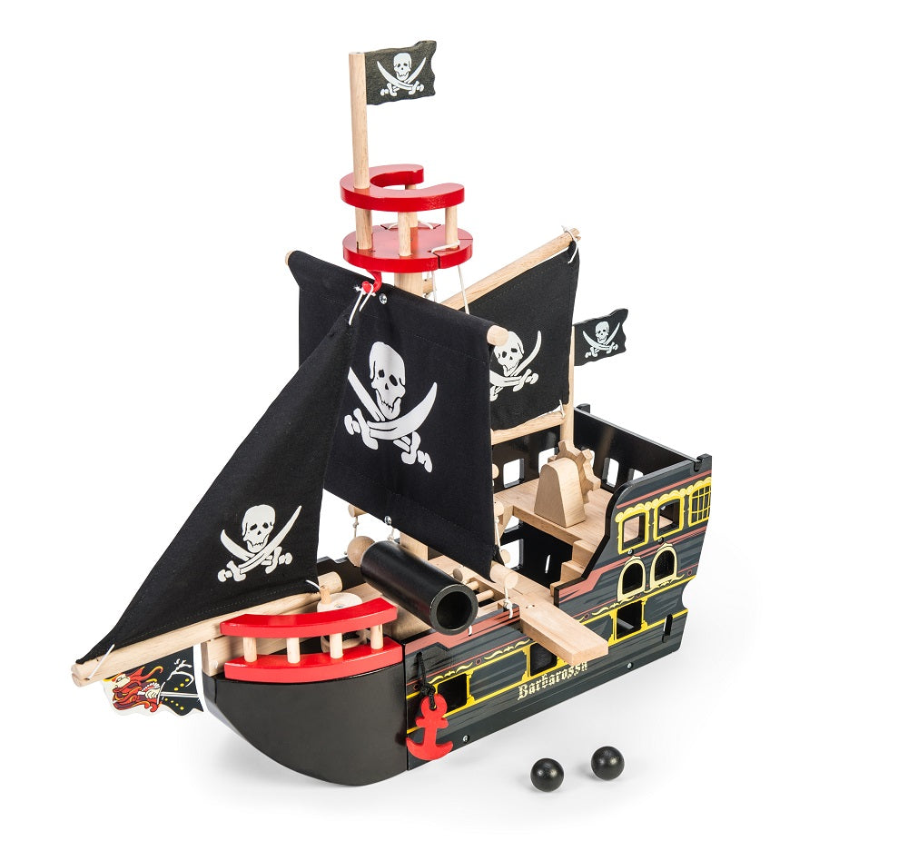 Le Toy Van Barborossa Wooden Pirate Ship