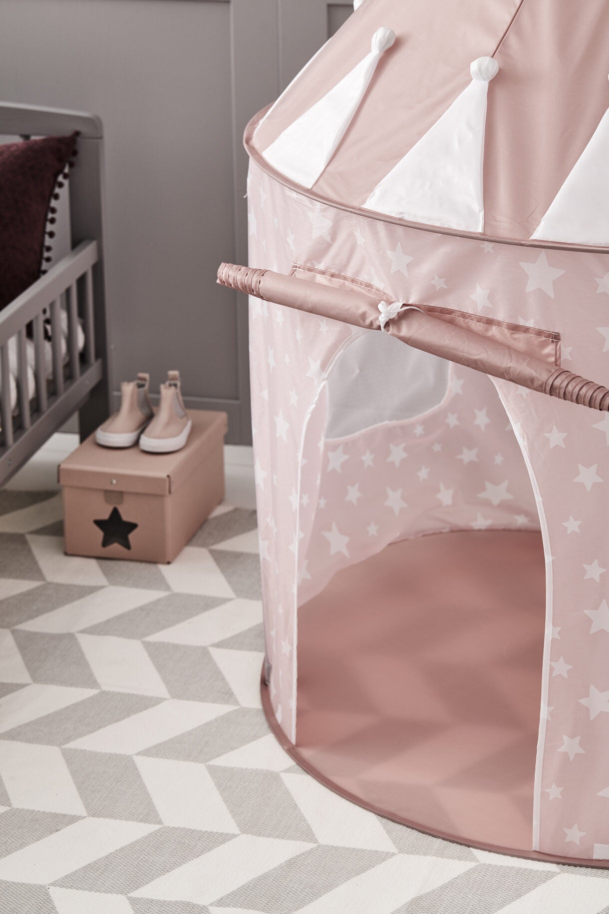 Kids Concept Play Tent Pink Star