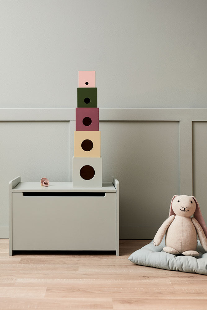 Kids Concept Edvin Wooden Cube 5 Piece Set
