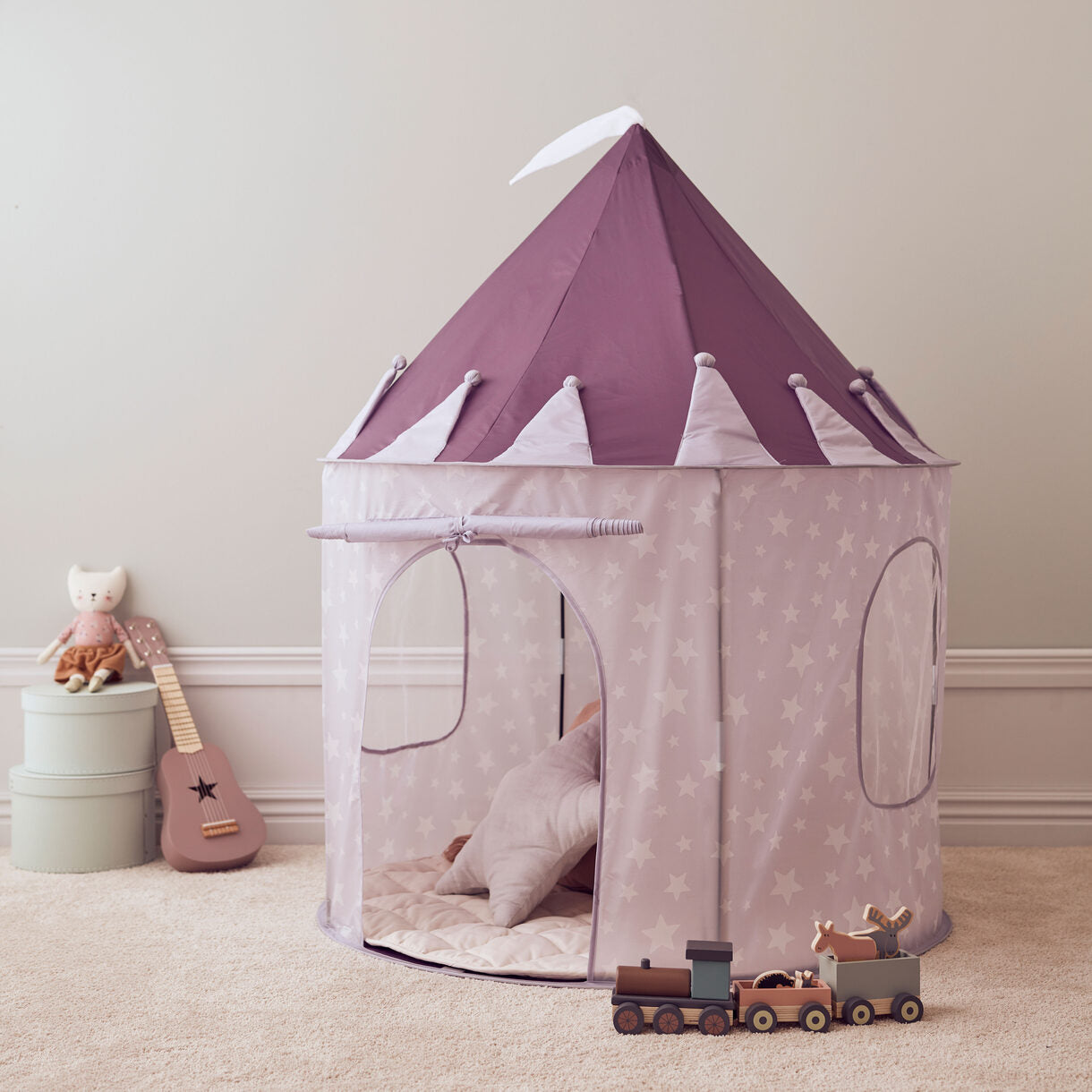 Kids Concept Play Tent Lilac Star