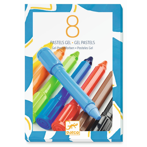 Djeco 8 Gel Pastel Pens
