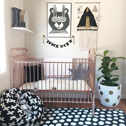 Incy Interiors Rose Gold Baby Cot
