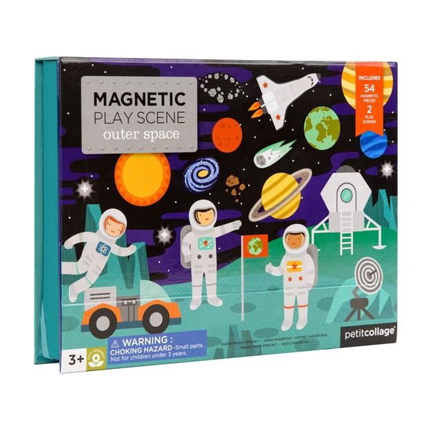 Petit Collage Magnetic Space Play Scene