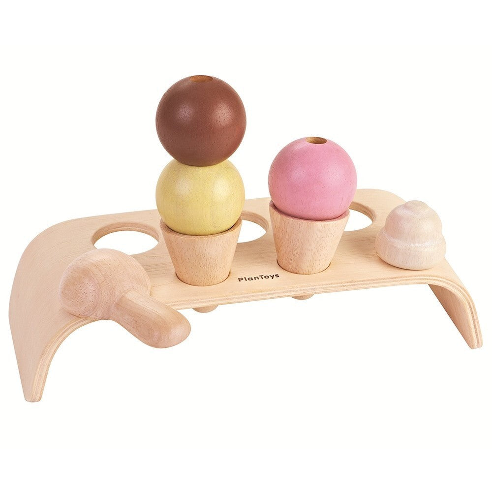 Plan Toys Wooden Ice Cream Stand