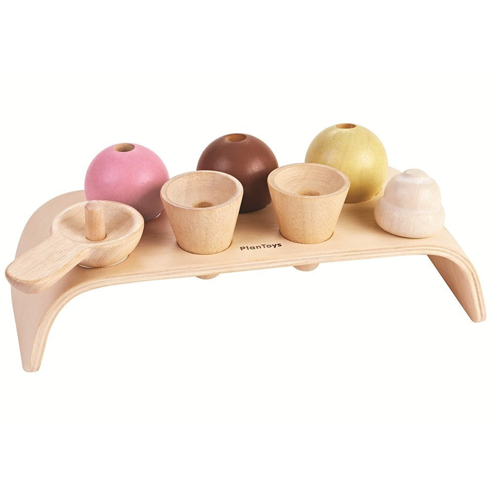 Plan Toys Wooden Ice Cream Stand