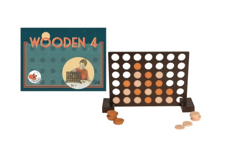 Egmont Wooden Connect 4 Game