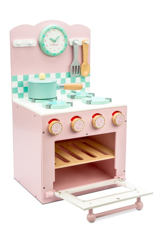 Le Toy Van Honeybake Wooden Kitchen Set Pink
