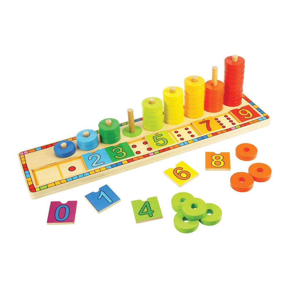 Bigjigs Learn To Count Wooden Toy