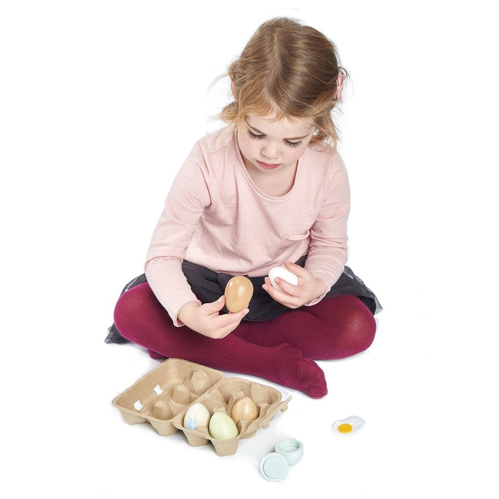 Tender Leaf Toys Wooden Eggs Set