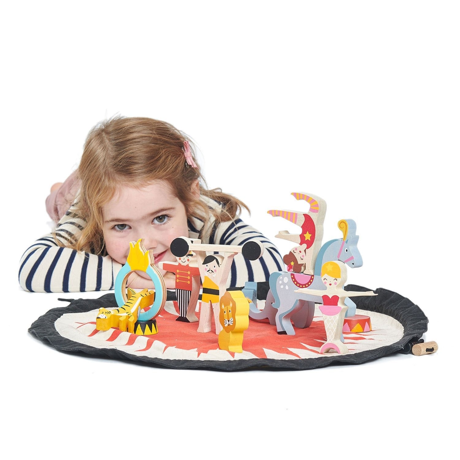 Tender Leaf Toys Circus Stacker