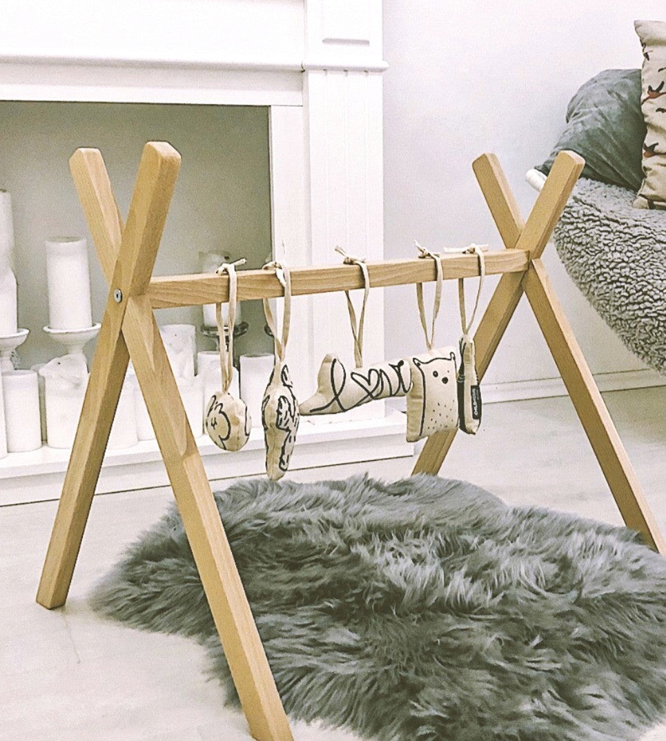 Wooden Baby Gym Natural