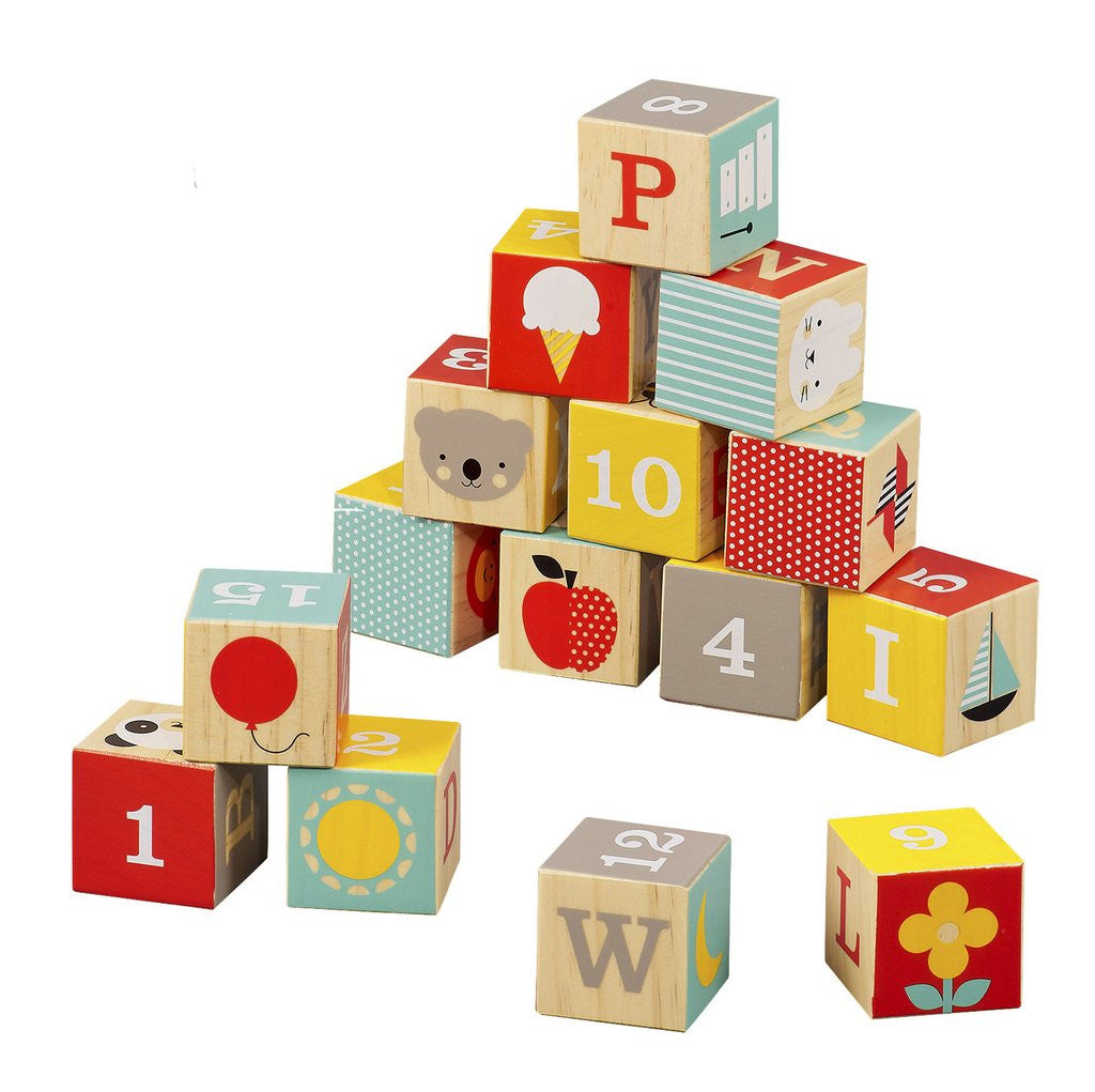 Petit Collage ABC Wooden Blocks