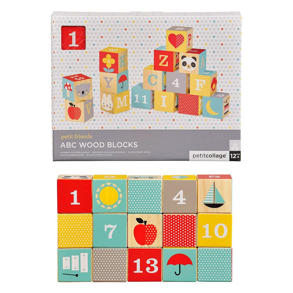 Petit Collage ABC Wooden Blocks