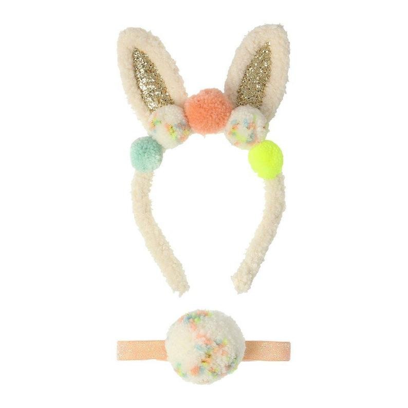 Meri Meri Pom Pom Bunny Ear Dressing Up Set
