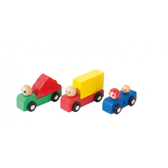 Moulin Roty Wooden Cars Set