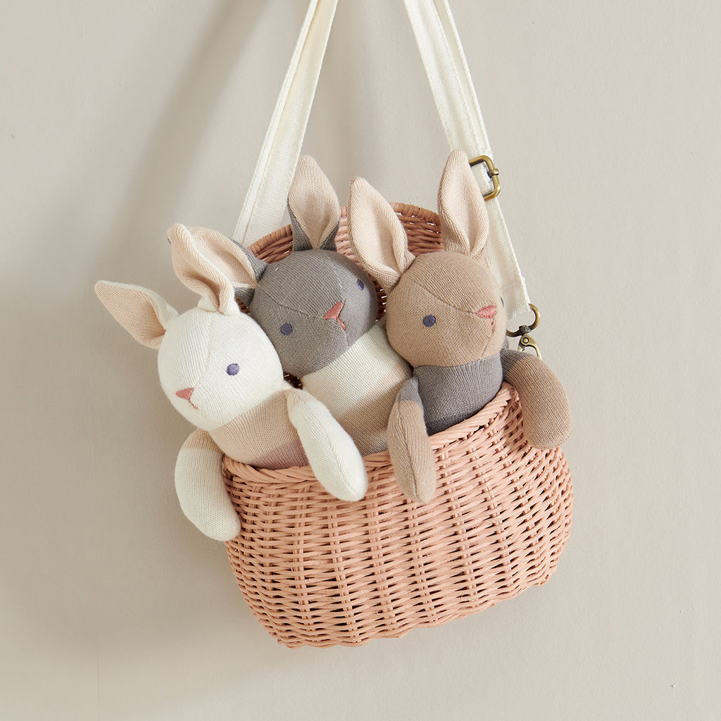 ThreadBear Designs Baby Threads Taupe Bunny Doll
