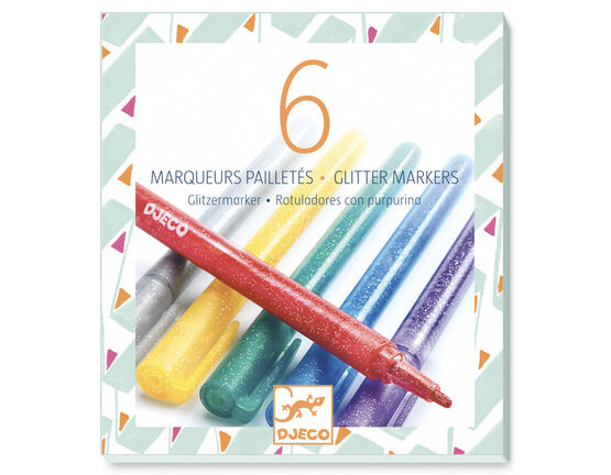 Djeco Glitter Markers Classic — Cottage Toys