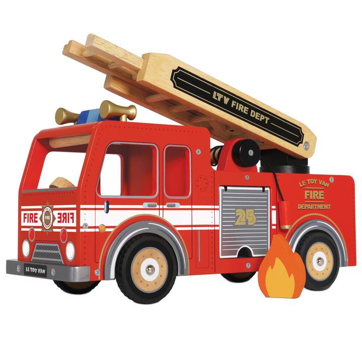 Le Toy Van Wooden Fire Engine Set