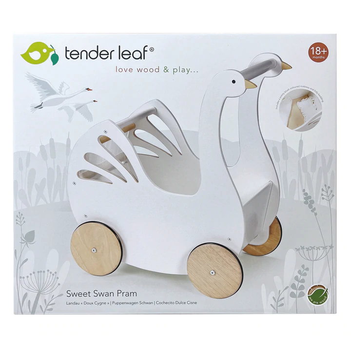 Tender Leaf Toys Sweet Swan Pram