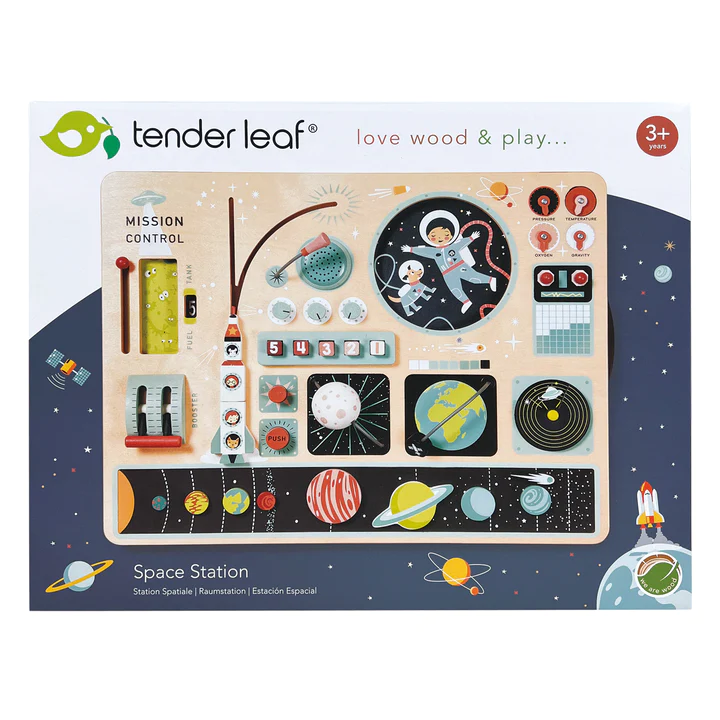Tender Leaf Toys Space Station Activity Board