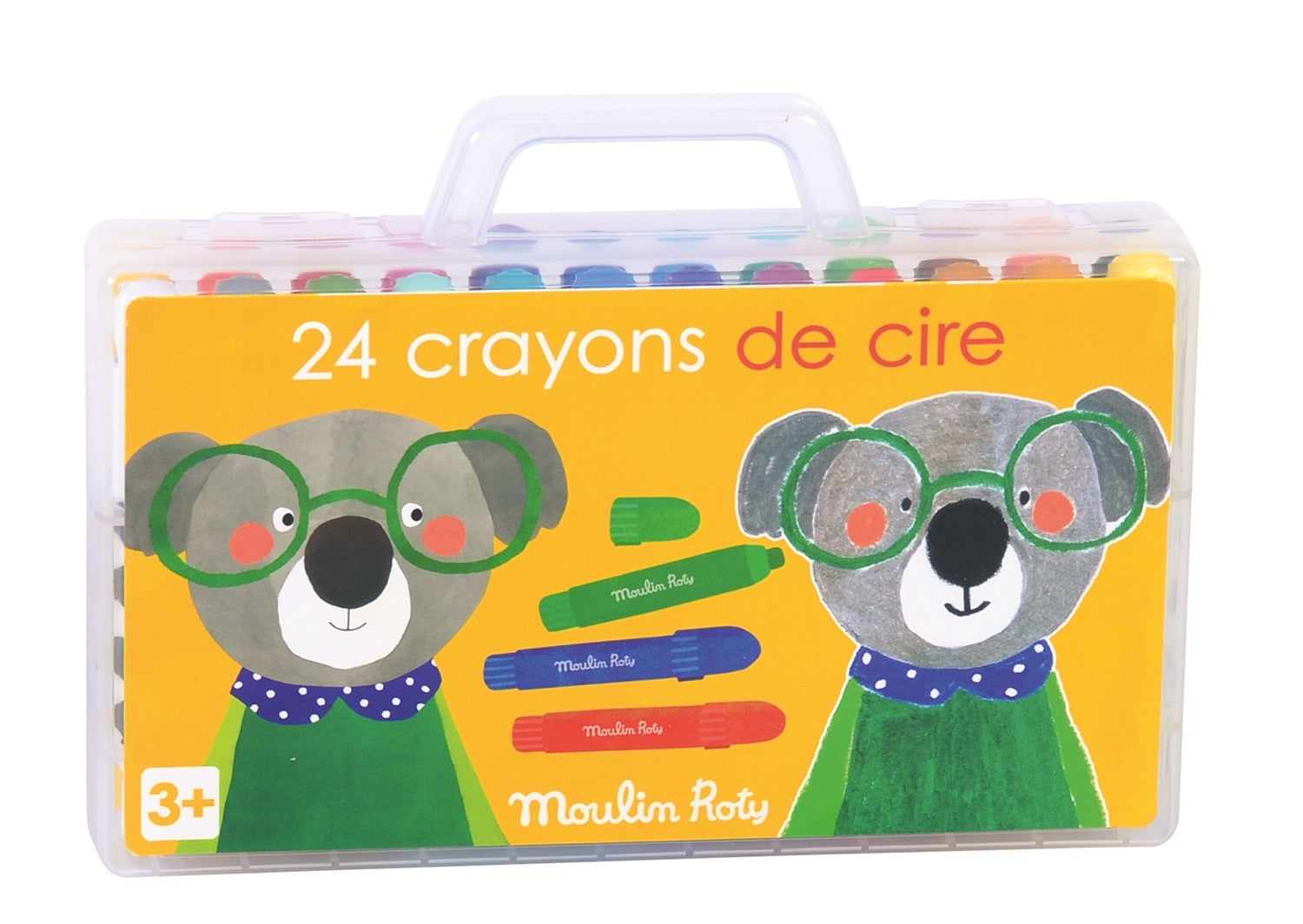 Moulin Roty Box of 24 Wax Crayons