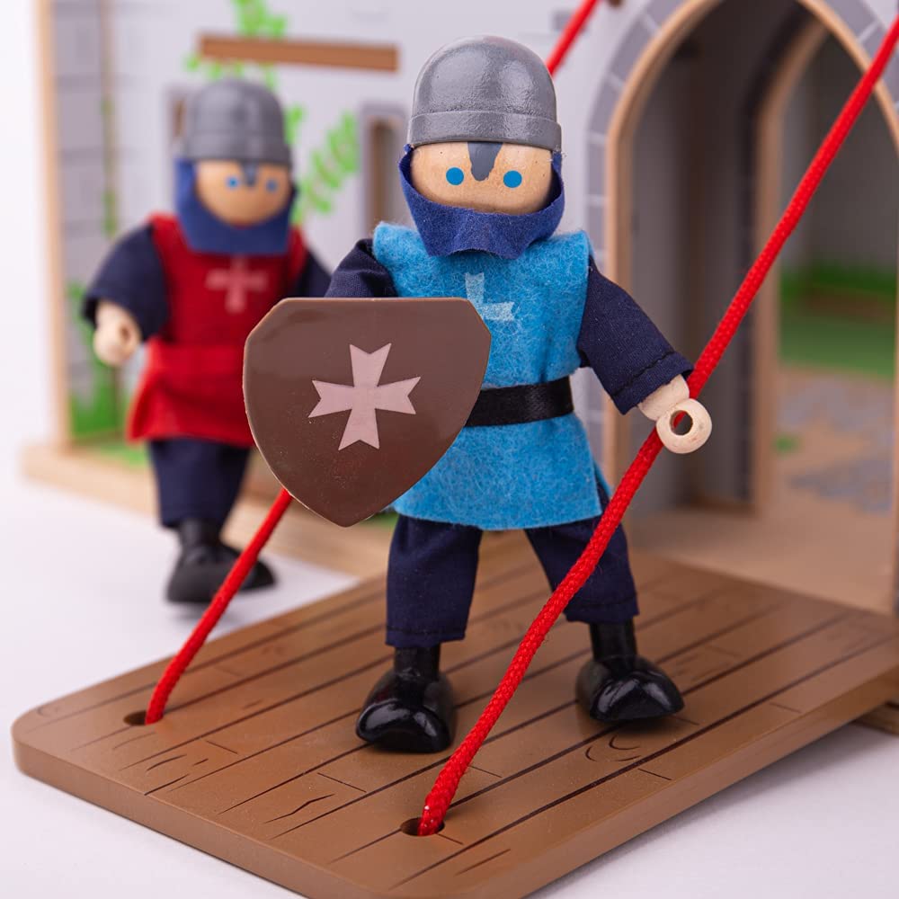 Wooden Medieval Knights Set