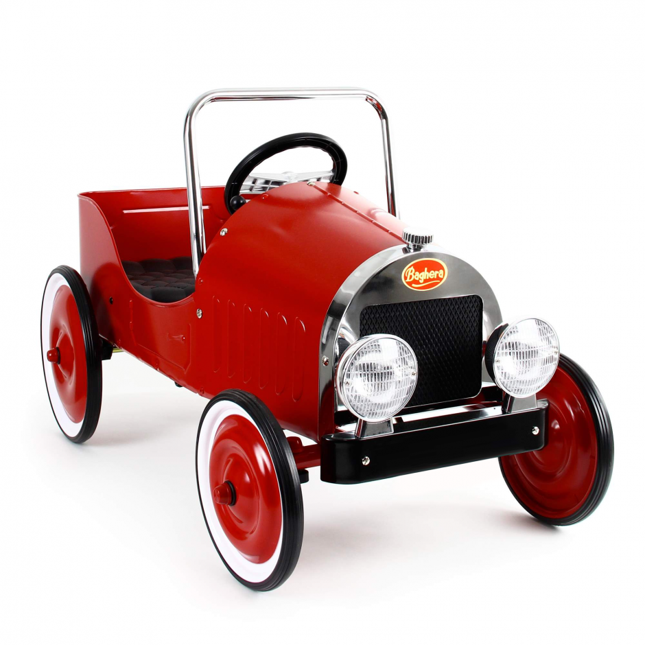 Baghera Classic Red Metal Pedal Car — Cottage Toys