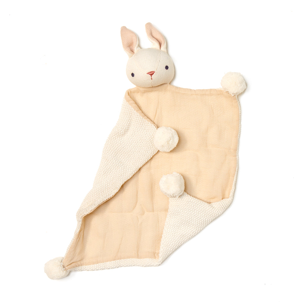ThreadBear Designs Cream Bunny Comforter