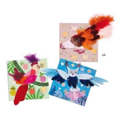 Djeco Chic Feather Picture Birds