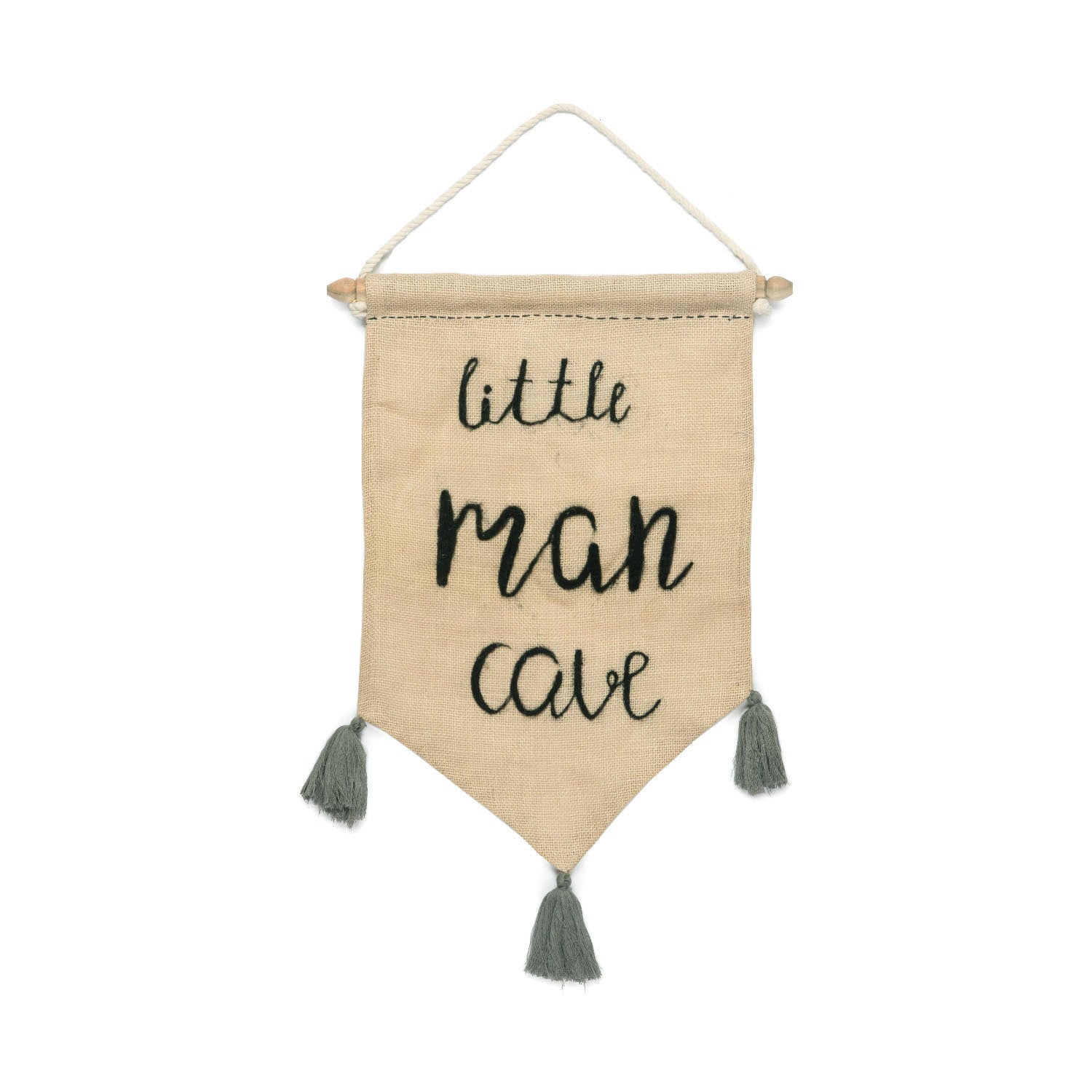 Little Man Cave Wall Hanging