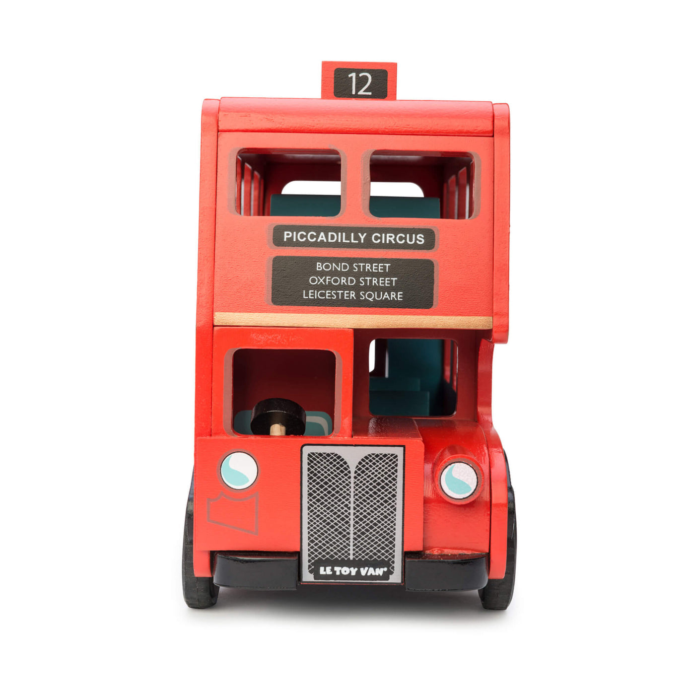 Le Toy Van Wooden Red London Bus