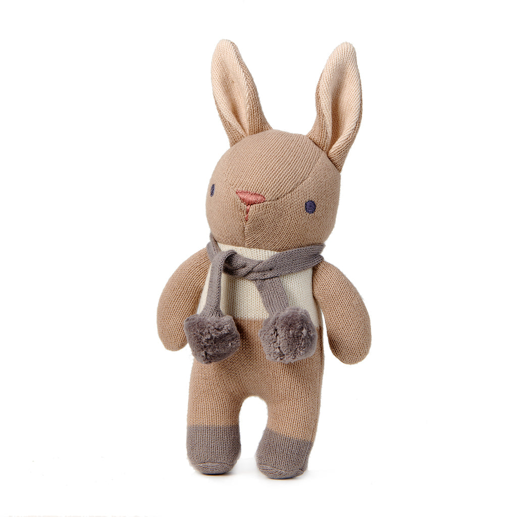 ThreadBear Designs Baby Threads Taupe Bunny Gift Set